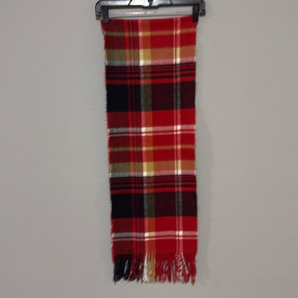 Vintage super soft cashmere plaid scarf - Picture 1 of 5
